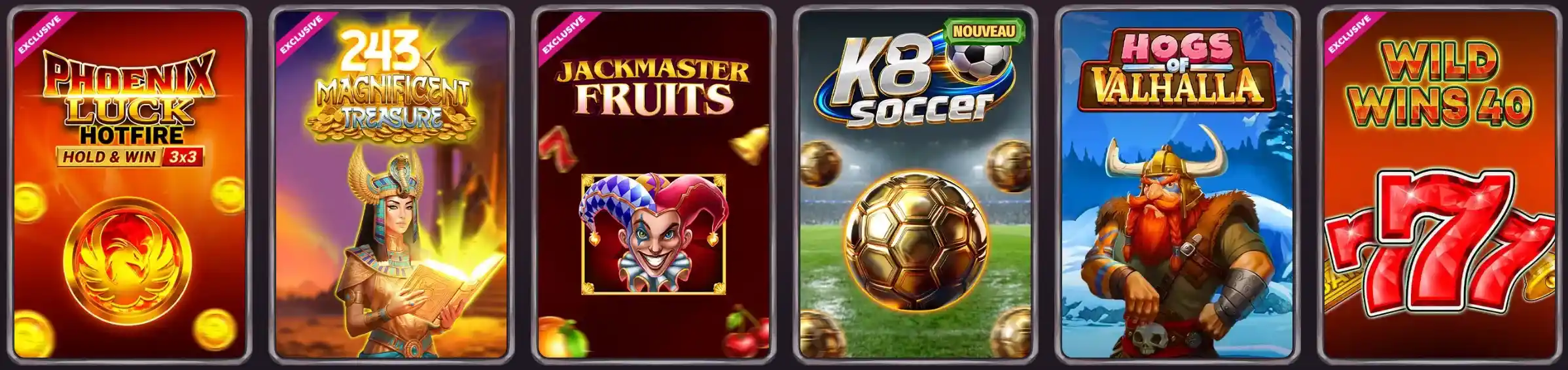 Jeux et promotions exclusifs sur Dragonia Casino